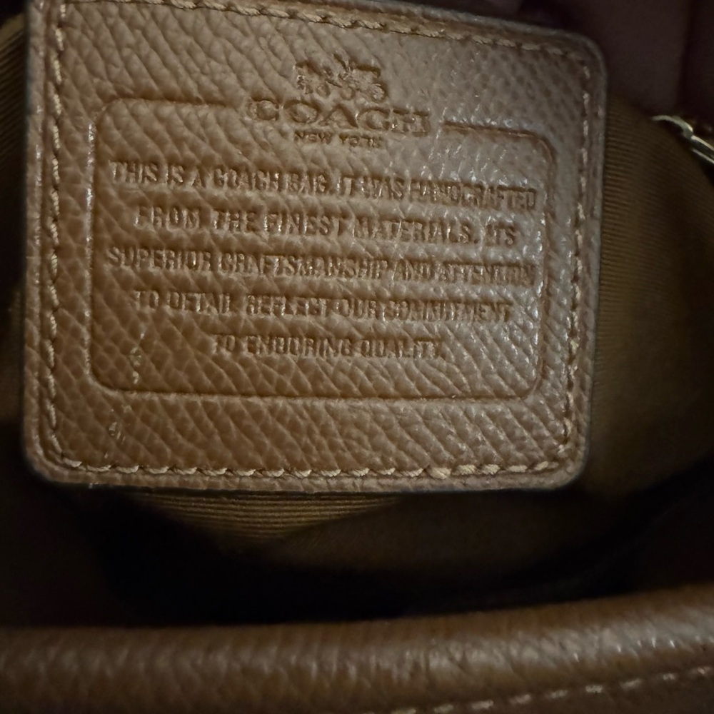 Coach grain Leather vintage Tote Bag - Picture 7 of 12